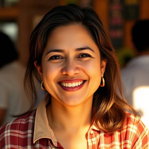 Foto de Maria Santos, cliente satisfeita